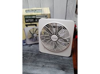 O2 Cool Portable Battery Operated Fan - Untested