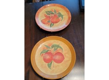11' Peach & Pear Plates