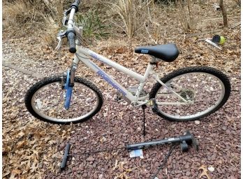 Girls Road Master Mtn Sport Bike & Pump - Flat Tires- Been In Shed For A While