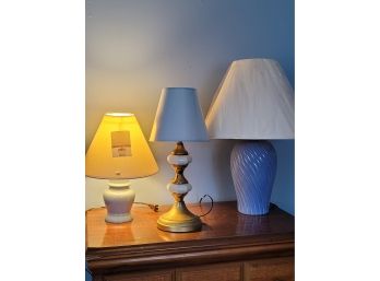 Lot Of 3 Lamps