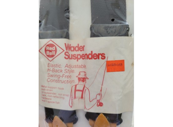 New Sealed Wader Suspenders