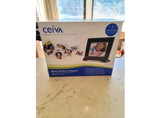 8' Digital Ceiva Photo Frame - New - Sealed In Box