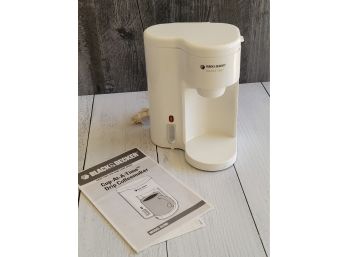 Black & Decker One Cup At A Time Coffee Maker