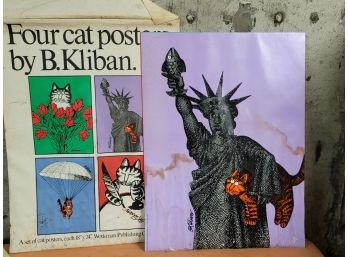 Vintage Kliben The Cat Posters. Please Read