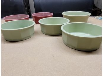 Ceramic And Plastic Bowls