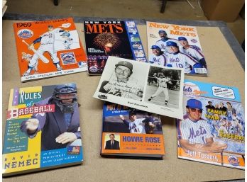Mets And Baseball Lot - Bud Harrelson Autographed Photo