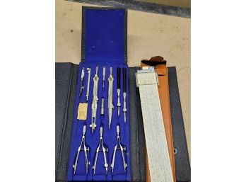 Excelsior Drafting Tools And Slide Rule
