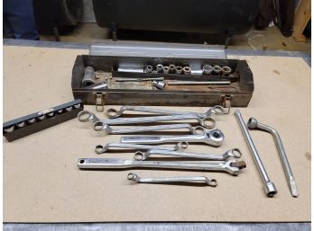 Wrench Lot W/ Toolbox