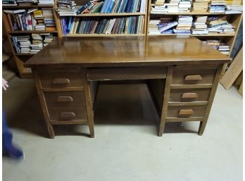 Antique Office Desk - Super Long Drawers
