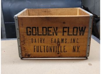 Golden Flow Dairy Crate