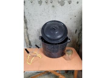 Canning Pot, Jars,  Accessories  - 15' X 9'