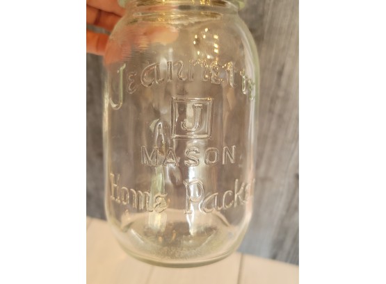 7' Jeannette Home Packer Madon W/glass Top