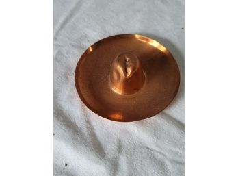 Copper Sombrero Ashtray 4.5'