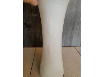 10' Tall Milk Glass Vase