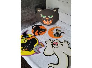 5 Vintage Halloween Die Cuts - Some Beistle