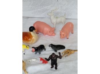 Celluloid And Plastic Animals - Some Have Damage - Not All