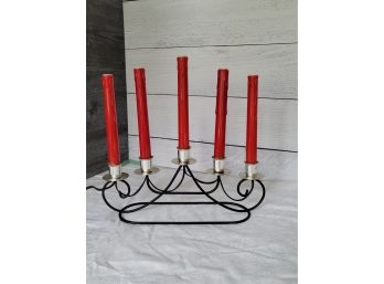 5 Christmas Candles - Electric - Untested