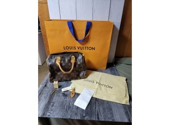 Louis Vuitton Bag With Sales Receipt And Bags - Please Read