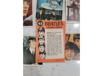 Beatles - 1964 Color Incomplete Set T.C.G. Topps Chewing Gum Cards- Lot #3