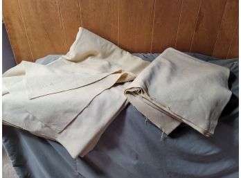 2 - WW2 Navy Blankets - Letters Are Faded