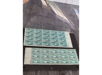 Unused 1952-1953 Stamp Sheets