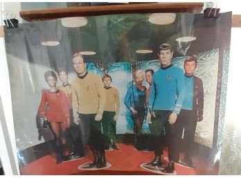 Vintage 1975 - The Star Trek Team Poster 18x24 - N