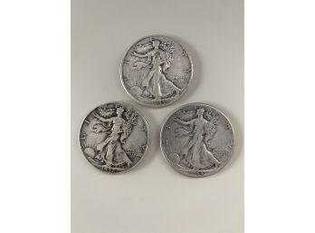 (3) Silver Half Dollar Coin Lot 4 WILL SHIP COINS