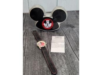 Mickey Mouse Club Collectible Watch, F945511 , Special Packaging, Leather Strap