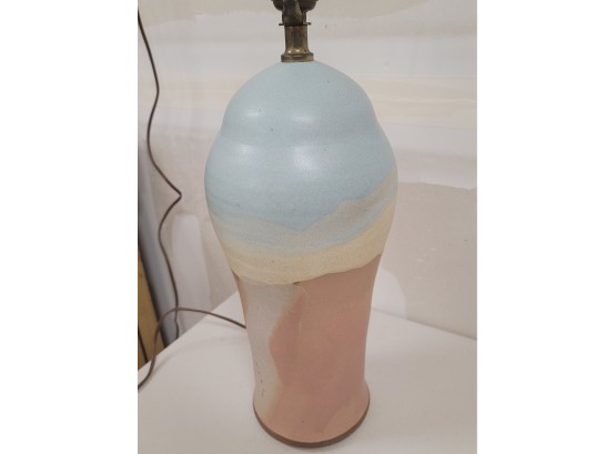 Working Pottery Lamp - No Shade - 25' High