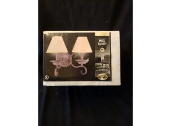 New In Box - 2 Light Wall Sconce - J