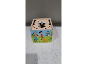Wooden Mickey Mouse Shape Sorter