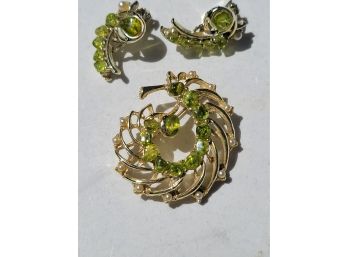 Pin And Earring Set
