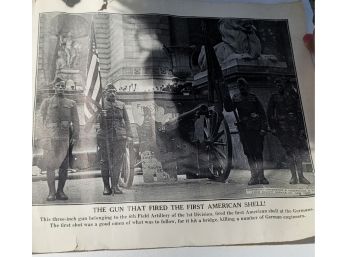 The Gun That Fired The First American Shell
