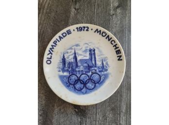 Souvenir 1972 Olympics Plate