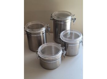 Stainless Canisters- 3.5', 4.5', 6.5' And 7'