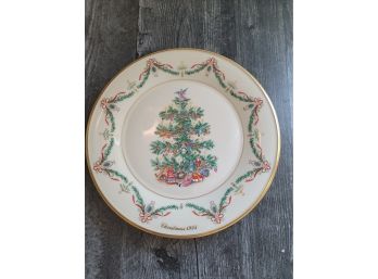 1993 Lenox Christmas Tree Dish 9'