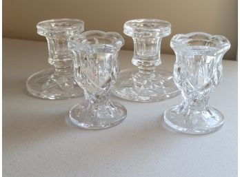 2 Sets Of Candle Holders