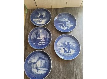 Collection Of Christmas Plates Lot #3