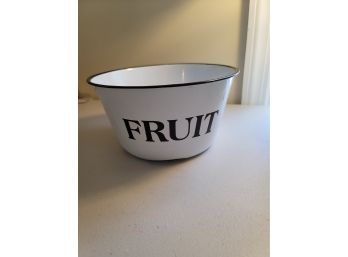 8' Enamel Fruit Bowl