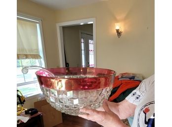 Punch Bowl And Ladle