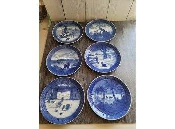 Collection Of Christmas Plates Lot #4