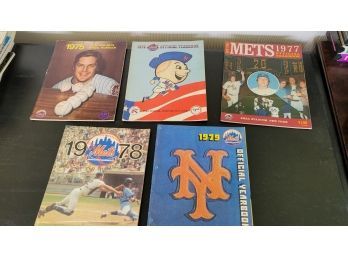 1975-1979 Mets Yearbooks