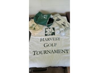 Golf Balls, Tees, Gloves And Towel