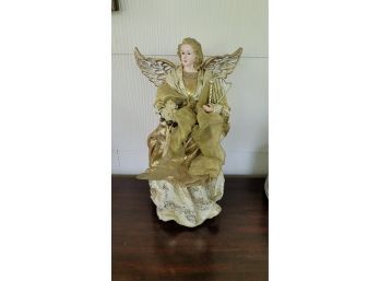 Gold Tree Topper Angel From Fortunoff 15' Tall