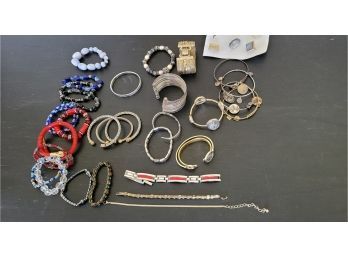 Costume Jewelry Bracelet Lot