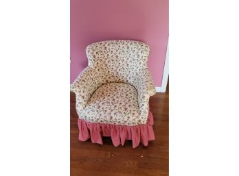 Mauve Floral Ladies Chair