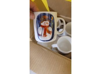 Set Of 4 Brand New Christmas Mugs