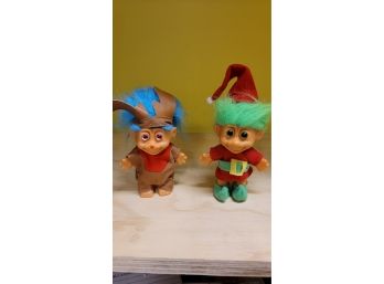 1980s Reindeer And Elf Trolls
