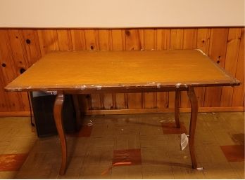 40 X 54 Wood Table- Base Has Drawer