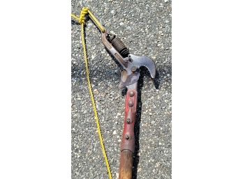 Antique H K Porter Tree Trimmer With Very Long Pole